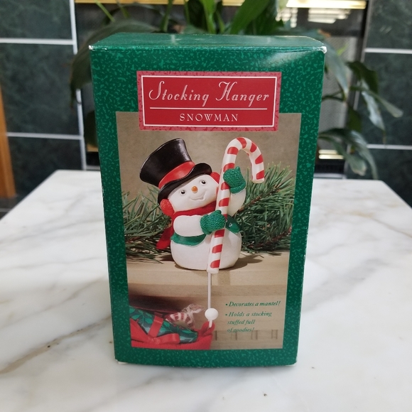 Hallmark Snowman Stocking Hanger - Picture 2 of 9
